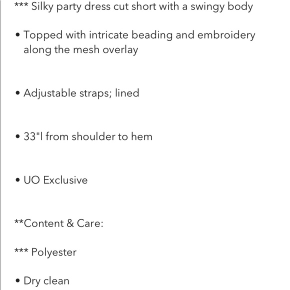 Urban Outfitters Silence + Noise Beaded Dress - Picture 4 of 8